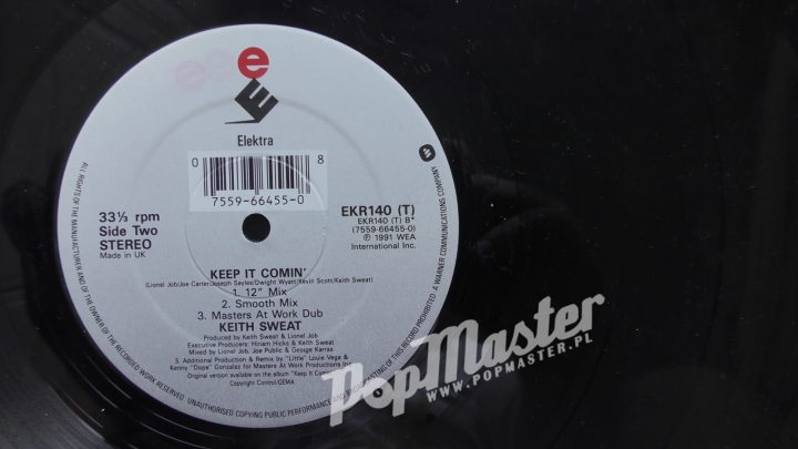 Keith Sweat Keep It Comin' EKR 140 (T) Winyl Hip Hop Płyta www.popmaster.pl