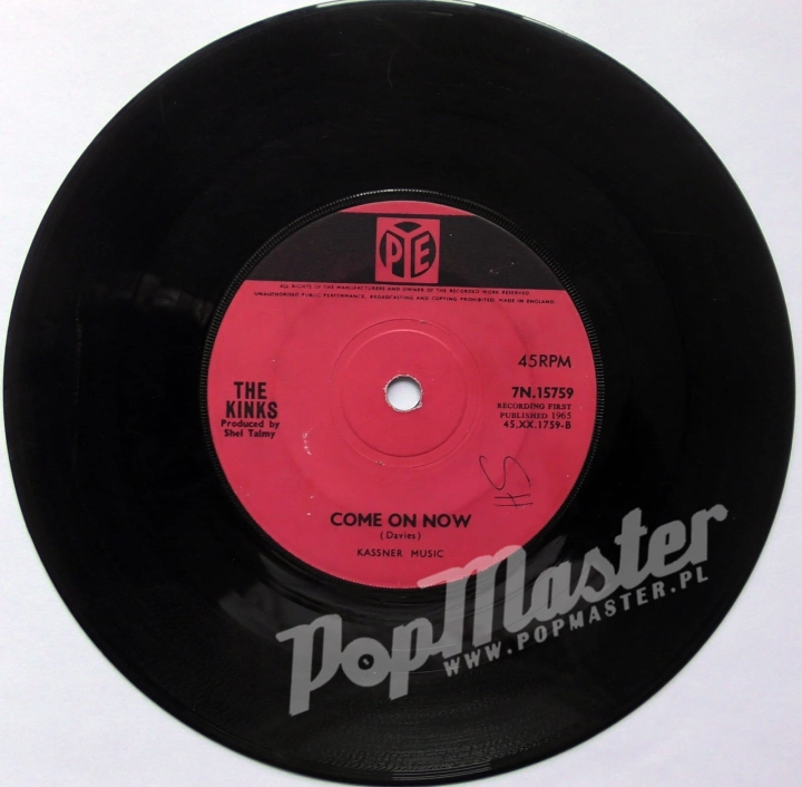 The Kinks Tired Of Waiting For You 7N. 15759 7" Singiel Rock Winyl 