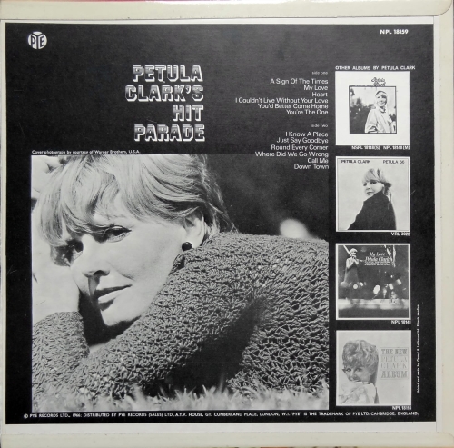 Petula Clark, Płyty Winylowe