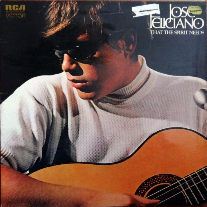 Płyta winylowa, Disco de vinilo, Vinyl records, Registros de vinil, Виниловые пластинки, Schallplatten.José Feliciano ‎– That The Spirit Needs RCA Victor ‎– SF 8223