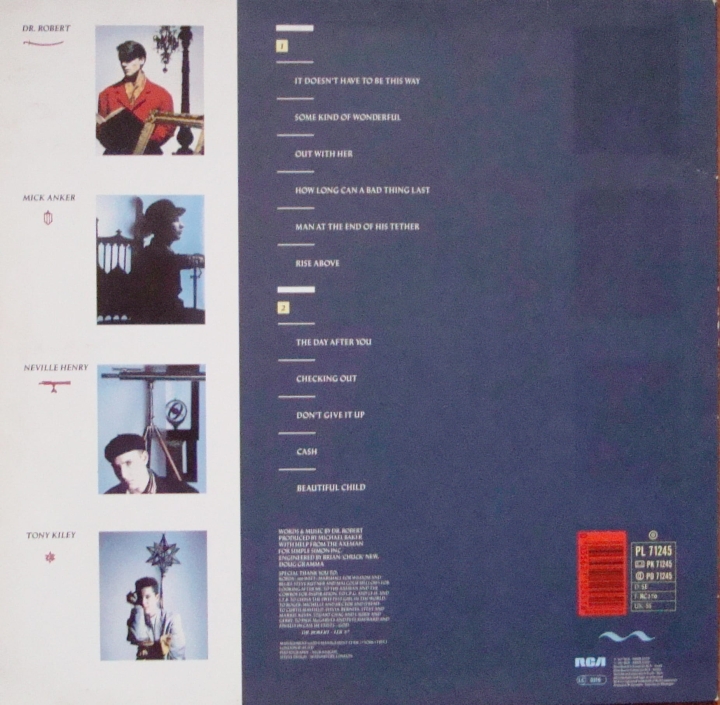 The Blow Monkeys ‎– She Was Only A Grocer's Daughter PL 71245 Pop,Rock,Funk ,Soul