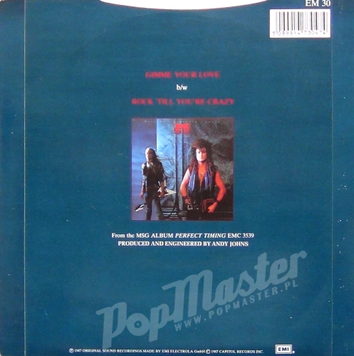 McAuley Schenker Group Gimme Your Love EM 30