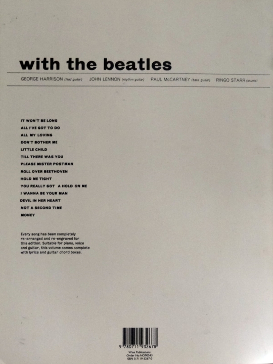 THE BEATLES WITH THE BEATLES SONGBOOK