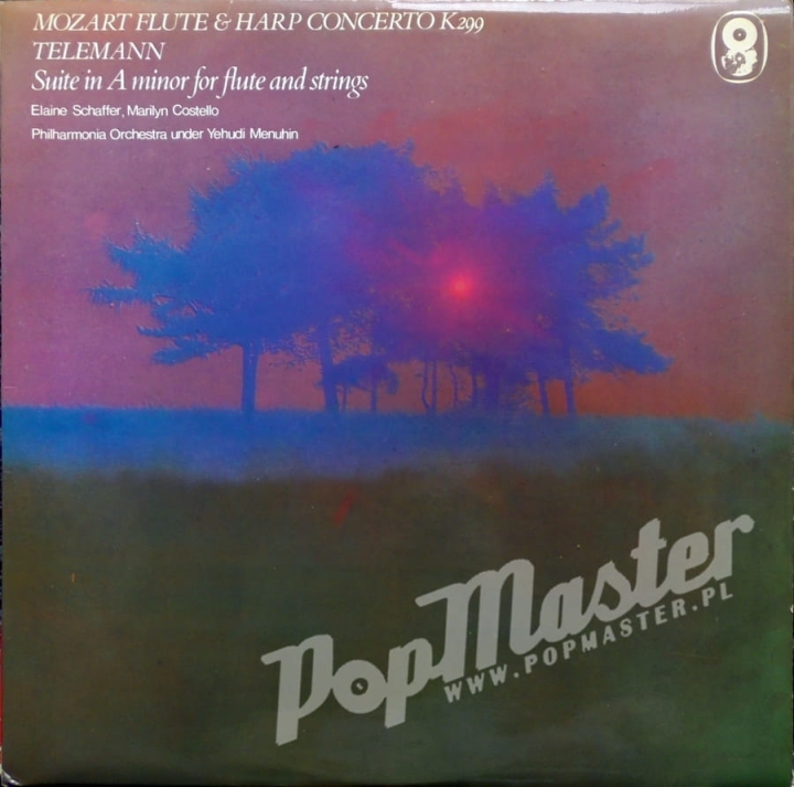 Mozart Flute and Harp Concerto K299 + Telemann Suite in A minor for Flute and Strings. ST 937