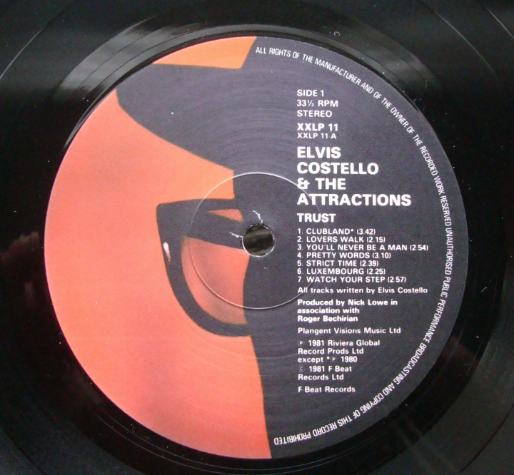 Elvis Costello & The Attractions ‎– Trust XXLP Rock Sklep z Płytami Winylowymi 