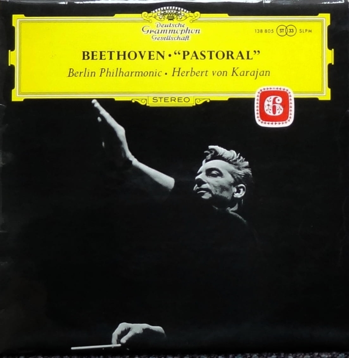 Виниловые,Beethoven - Berliner Philharmoniker, Herbert Von Karajan ‎– Symphony No. 6 (Pastoral) Deutsche Grammophon ‎– 138 805 SLPM Vinyl, LP, Album