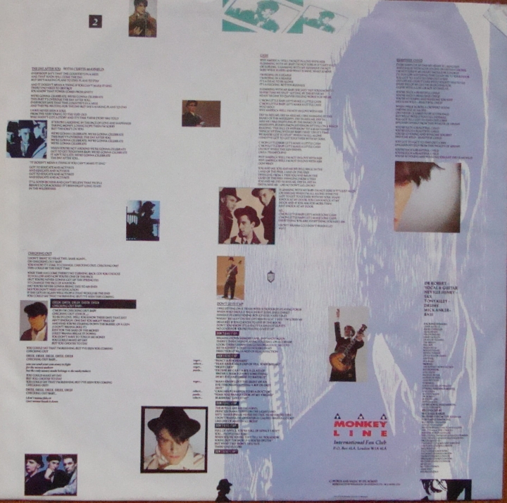 The Blow Monkeys ‎– She Was Only A Grocer's Daughter PL 71245 Pop,Rock,Funk ,Soul