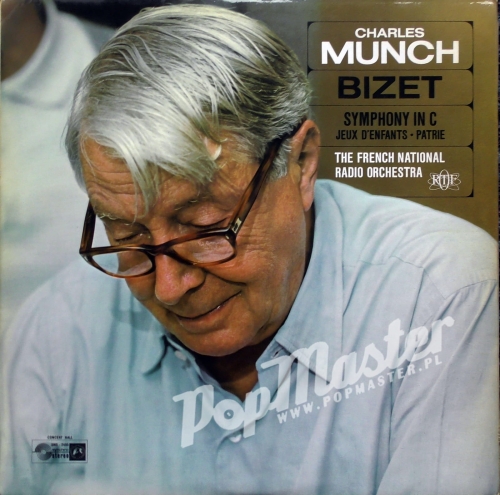 Charles Munch Bizet Symphony In C Jeux D'enfants-Patrie The French National Radio Orchestra SMSA 2495 Klasyka Płyty winylowe