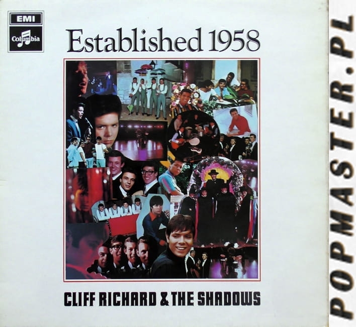 Cliff Richard & The Shadows Established 1958 Columbia ‎– SCX 6282 Vinyl, LP, Album, Stereo