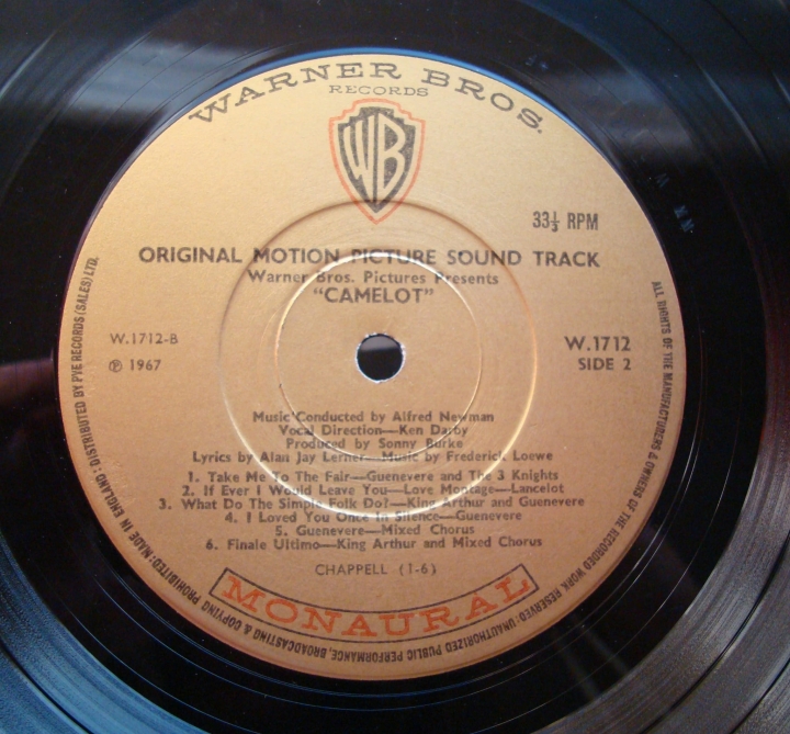 Camelot - Alan Jay Lerner, Frederick Loewe (Original Motion Picture Sound Track) W 1712