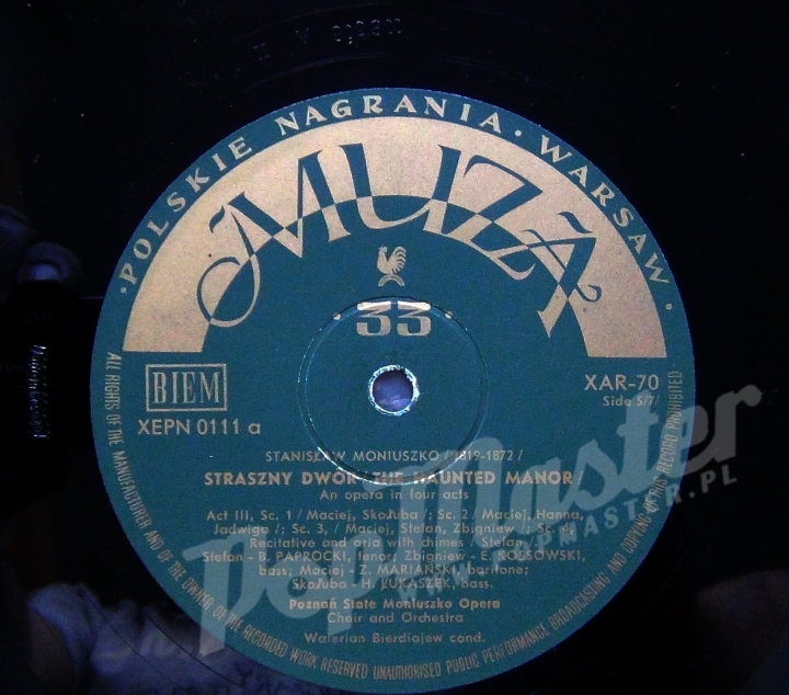 Stanisław Moniuszko Straszny Dwór The Haunted Manor XEPN 0109/12 Walerian Bierdiajew 4 LP Set Box http://popmaster.pl/