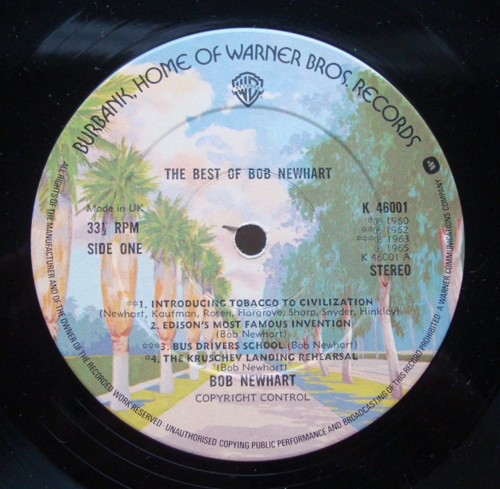 The Best Of Bob Newhart K 46001,W 1134 Non-Music,Comedy, Spoken Word Sklep z Winylami 