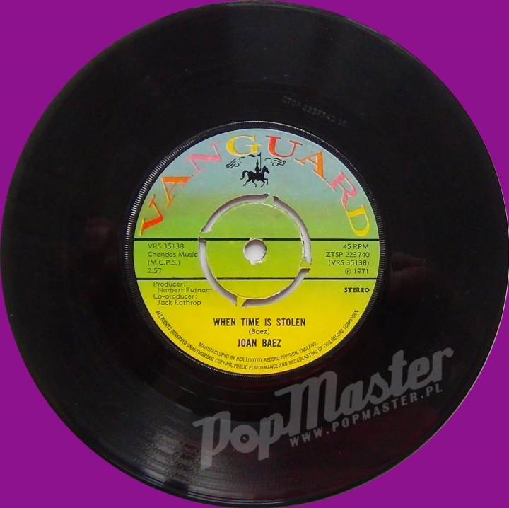 Joan Baez When The Night They Drove Old Dixie Down / Time Is Stolen ZTSP 223740 Folk Winyl http://popmaster.pl/