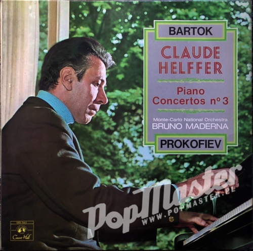 Claude Helffer Monte Carlo National Orchestra Bruno Maderna ‎ Bartok Prokofiev Piano Concertos No 3 SMSC 2661