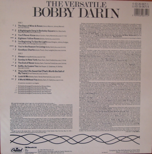Bobby Darin ‎– The Versatile Bobby Darin ED 2606711