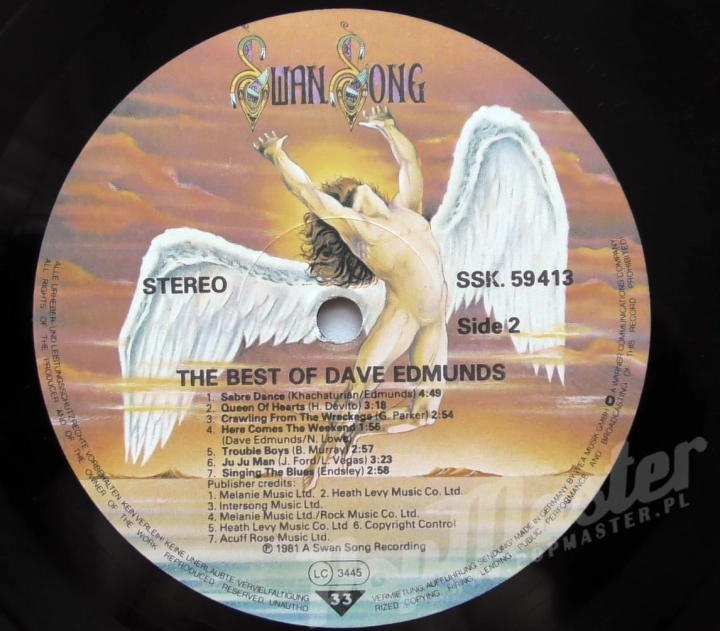 Dave Edmunds The Best Of Dave Edmunds SS K 59 413 Rock, Pop Winyle