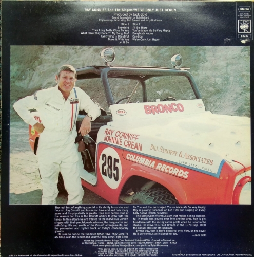 RAY CONNIFF AND THE SINGERS WE'VE ONLY JUST BEGUN CBS 64247 Płyty Winylowe