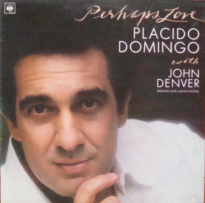 Placido Domingo With John Denver ‎– Perhaps Love 73592 Ballad,Pop