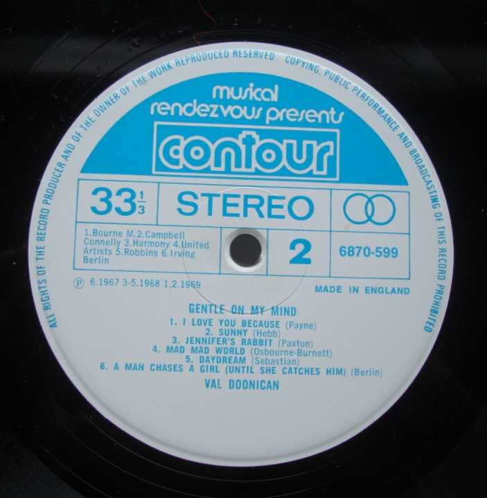 Val Doonican ‎– Gentle On My Mind 6870-599 Pop ,Easy Listening Sklep z Winylami 