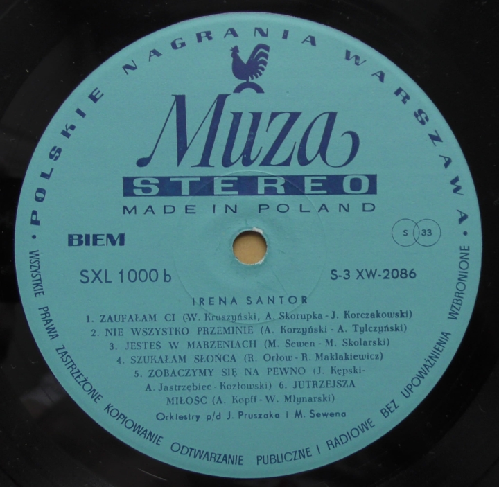 Irena Santor Jubileusz SXL1000 Pop Sklep z Płytami Winylowymi 