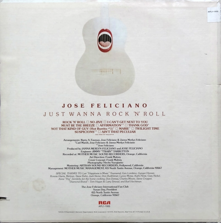 Płyty Winylowe, Jose Feliciano