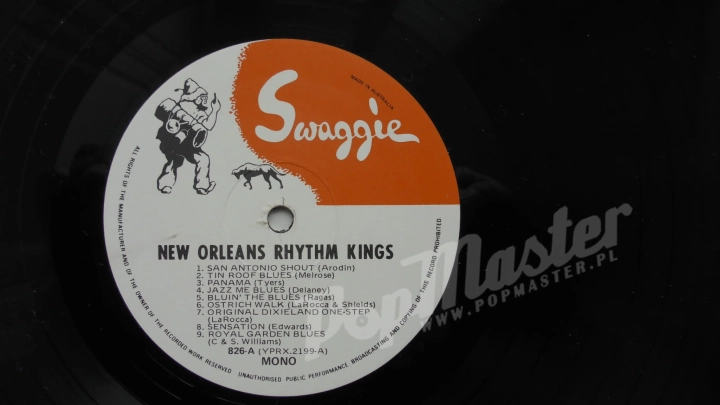 New Orleans Rhythm Kings 1934-1935 Feat. Joe Wingy Manone SWAGGIE 826 Jazz Schallplatten
