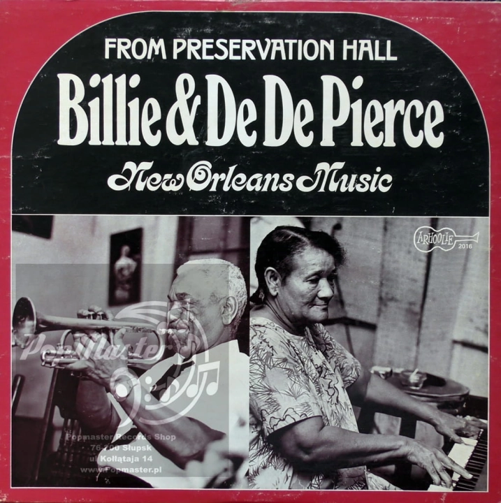 Billie & De De Pierce ‎ Winyle New Orleans Music Arhoolie Records ‎– 2016