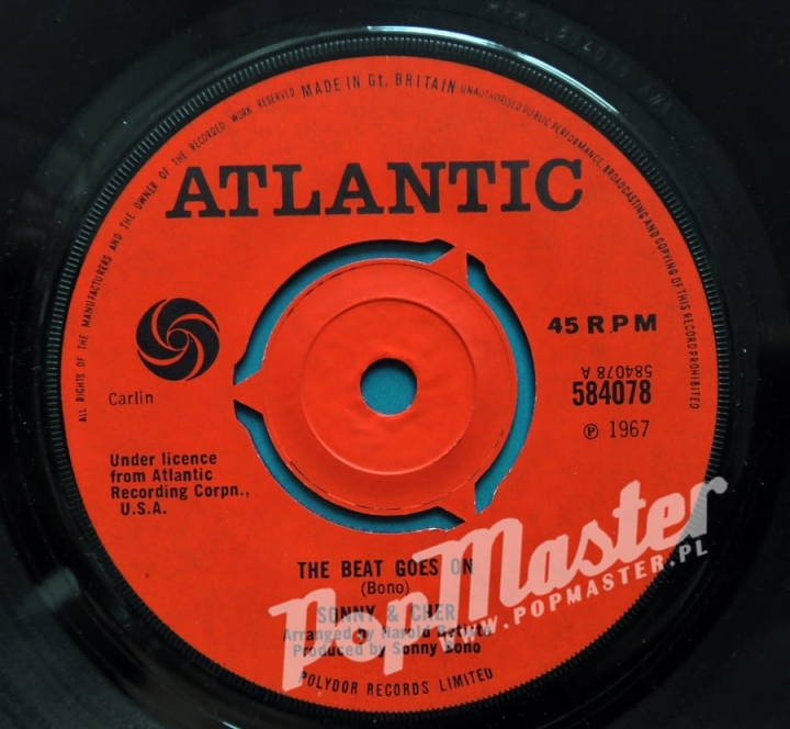 Sonny And Cher The Beat Goes On 584078 Atlantic Records Store In Poland Popmaster Records Shop