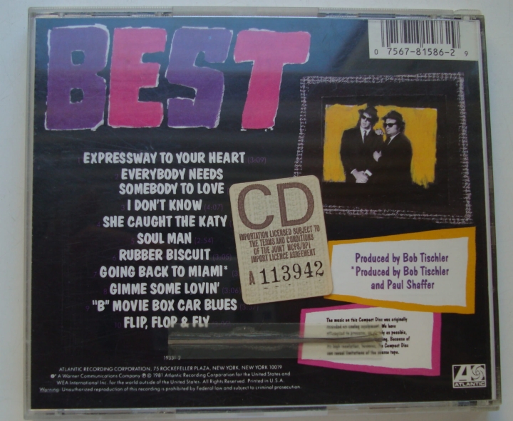 The Blues Brothers ‎– Best Of The 