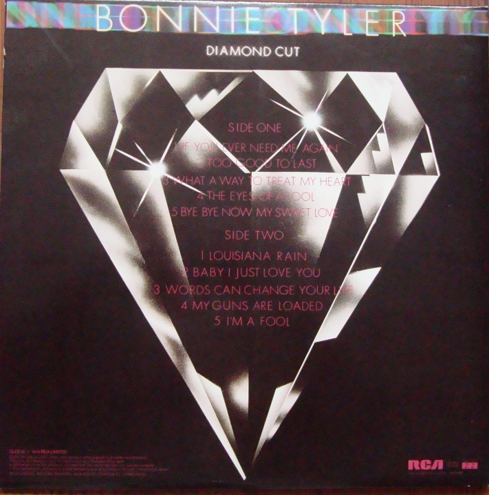 Bonnie Tyler ‎– Diamond Cut PL 25194 Rock,Pop 