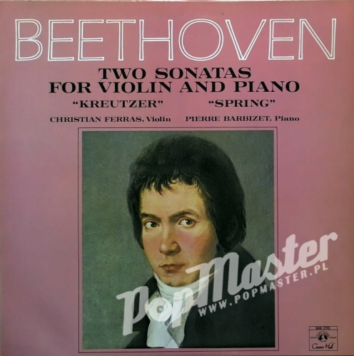 Christian Ferras, Pierre Barbizet Beethoven Two Sonatas For Violin And Piano SMS 2702