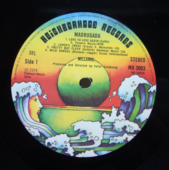 Melanie  ‎– Madrugada - Neighborhood Records  ‎– NH 3003