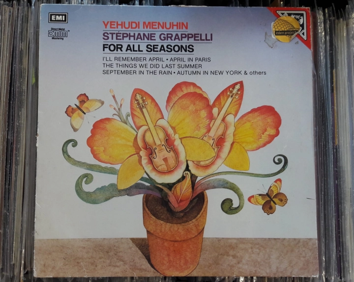 Yehudi Menuhin, Stéphane Grappelli ‎– For All Seasons ,EMI ‎– EL 27 0112 1 Vinyl, LP, Album 