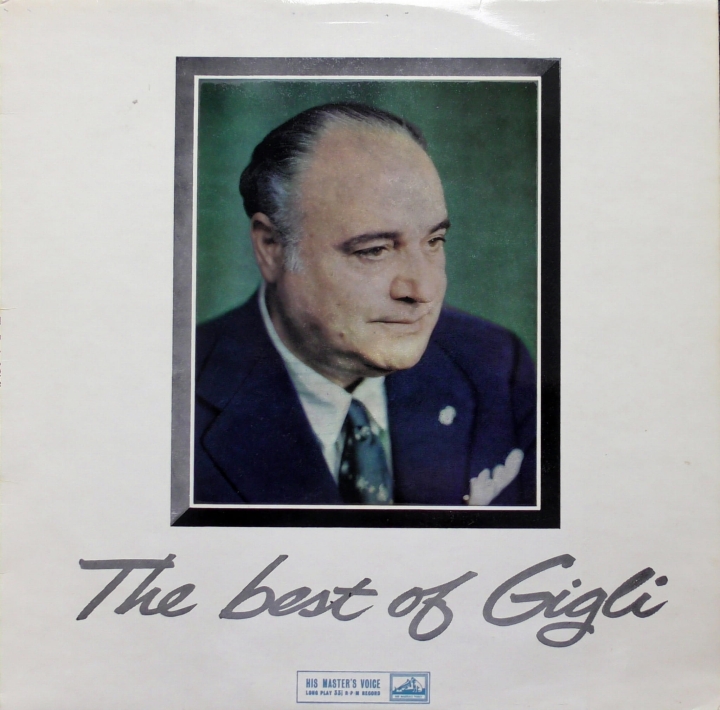 Vinyl Beniamino Gigli ‎– The Best Of Gigli His Master's Voice ‎– ALP 1681