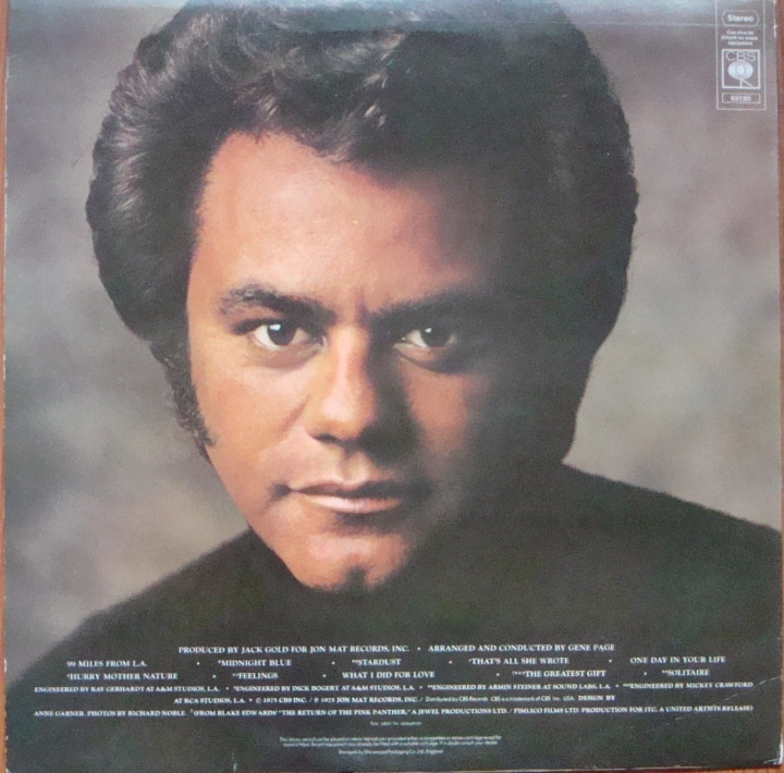 Johnny Mathis ‎– Feelings 69180 Pop 