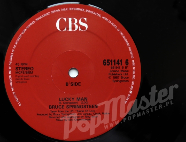 Bruce Springsteen Brilliant Disguise 651141 6 12" 45 RPM Maxisingle Vinyl rock