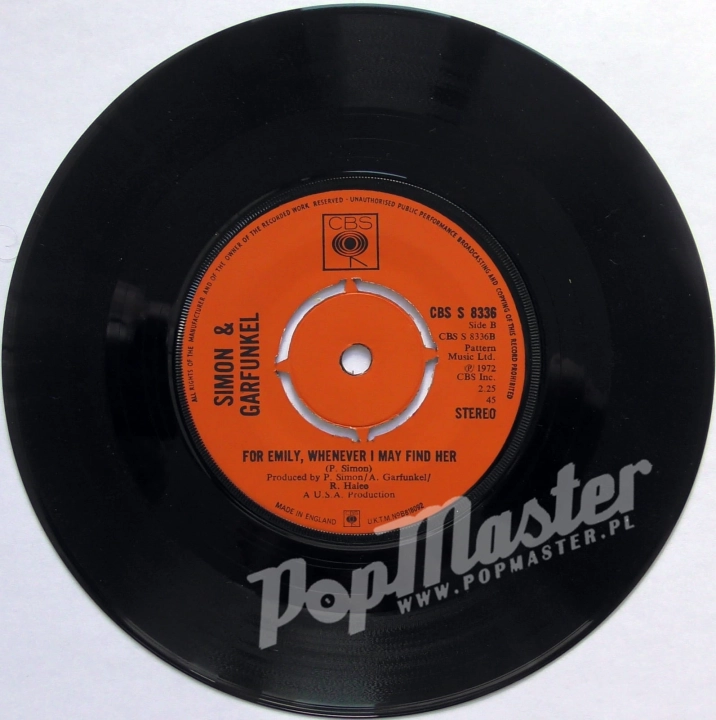Simon & Garfunkel America CBS S 8336 A2/B1 Folk Winyle