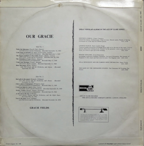 Płyty Winylowe, Grace Fields