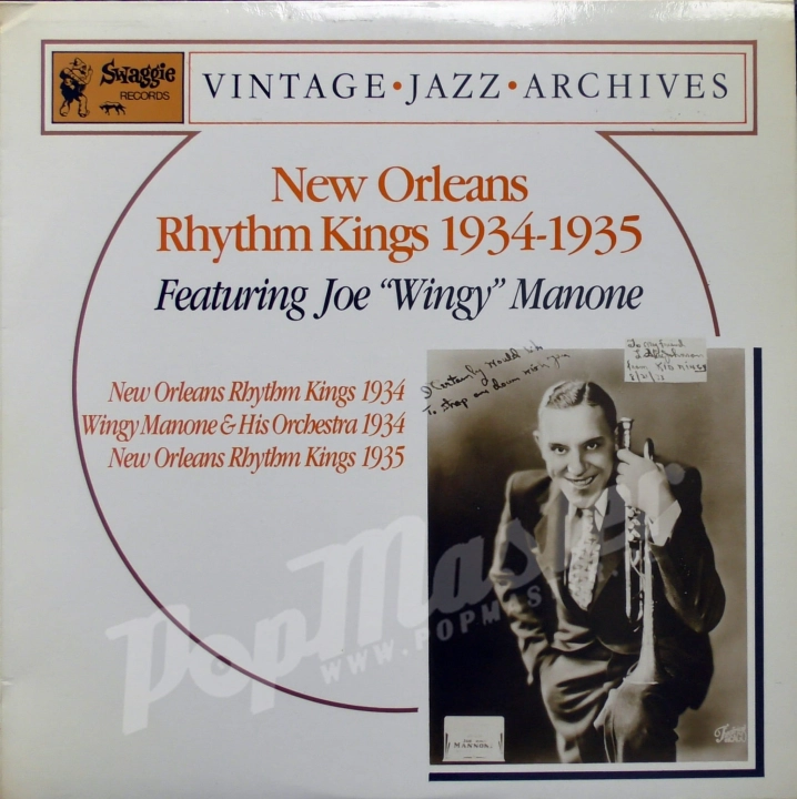 New Orleans Rhythm Kings 1934-1935 Feat. Joe Wingy Manone SWAGGIE 826 Jazz Winyle