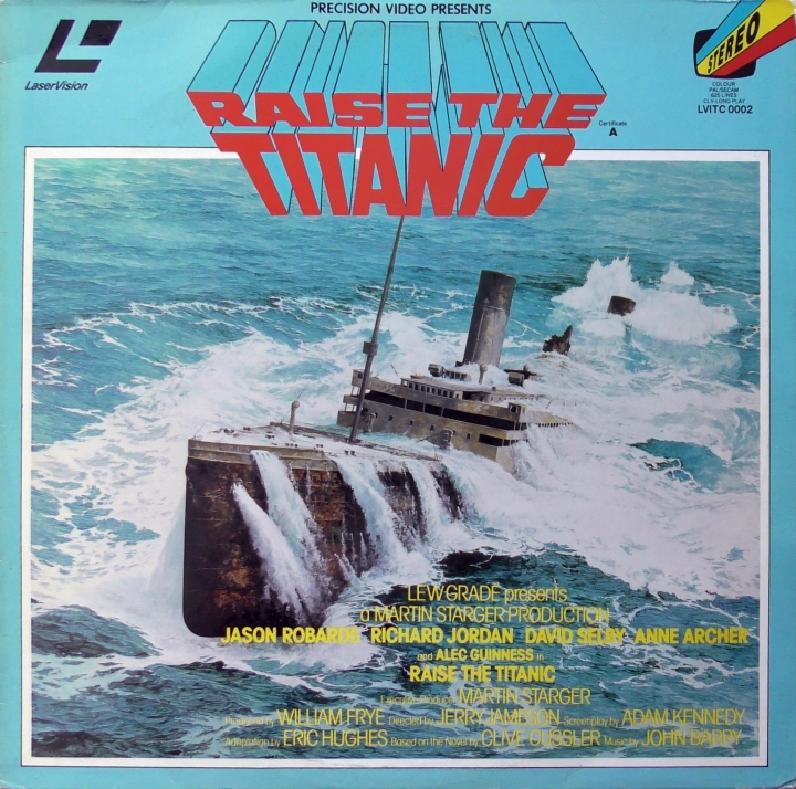 Raise the Titanic LaserVision Stereo Disc - LVITC 0002 Jason Robarts Alec Guinness