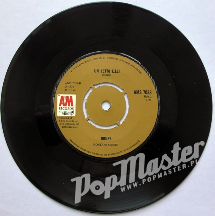 Drupi Vado Via AMS 7083 Pop Winyle