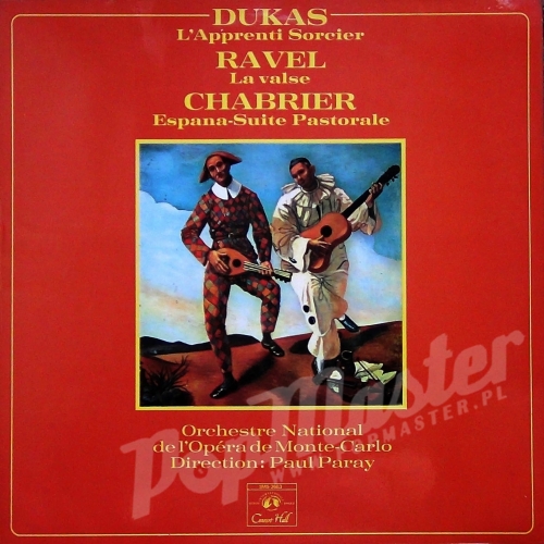 Dukas LApprenti Sorcier, Ravel La Valse Chabrier Espana-Suite Pastorale Orchestre National De lopera De Monte-Carlo, Paul Paray SMSA 2663