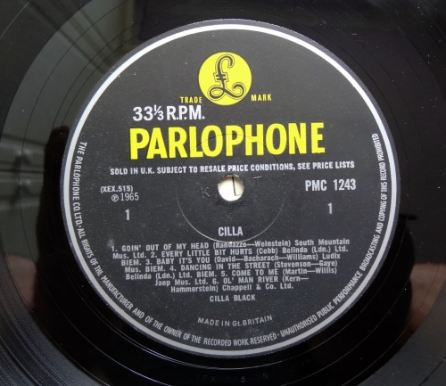 Cillia Black, Płyty Winylowe