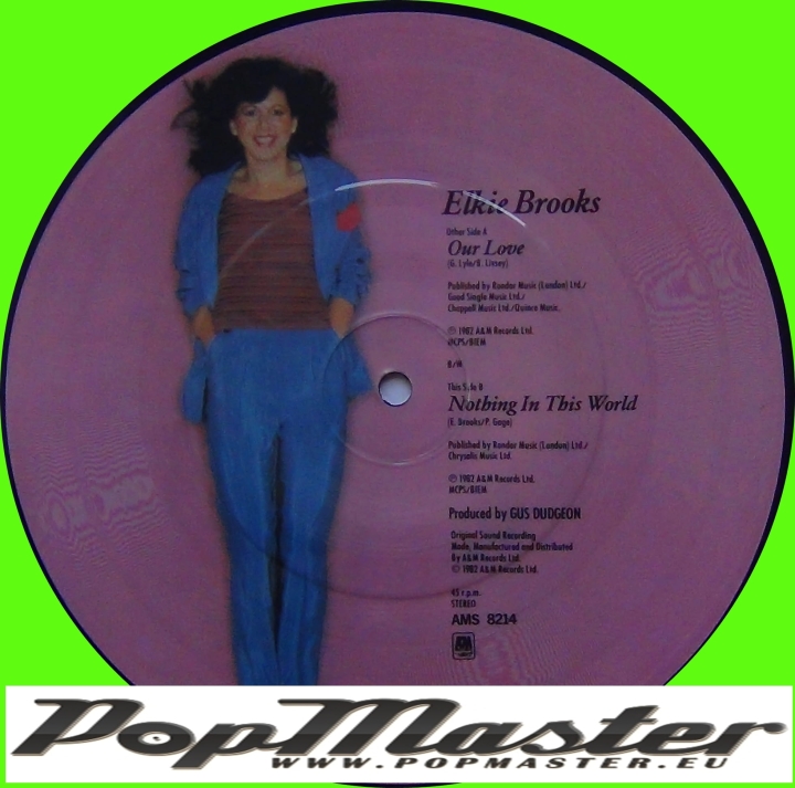 Elkie Brooks Our Love AMS 8214 Picture Disc
