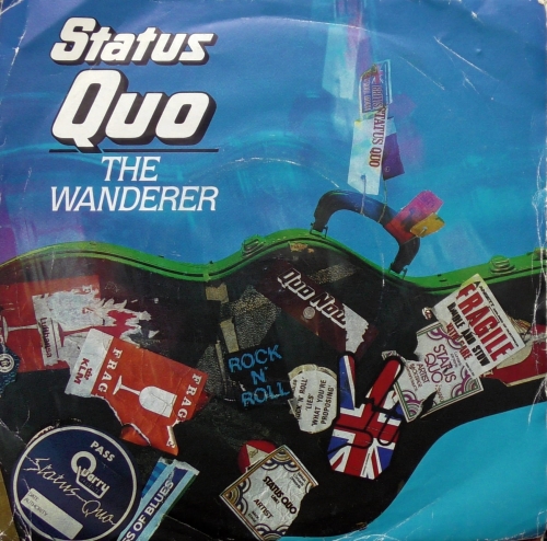 Status Quo ‎– The Wanderer Vertigo ‎– QUO 16 Płyta Winylowa, Vinyl, 7", 45 RPM, Single, Silver Injection Moulded Labels