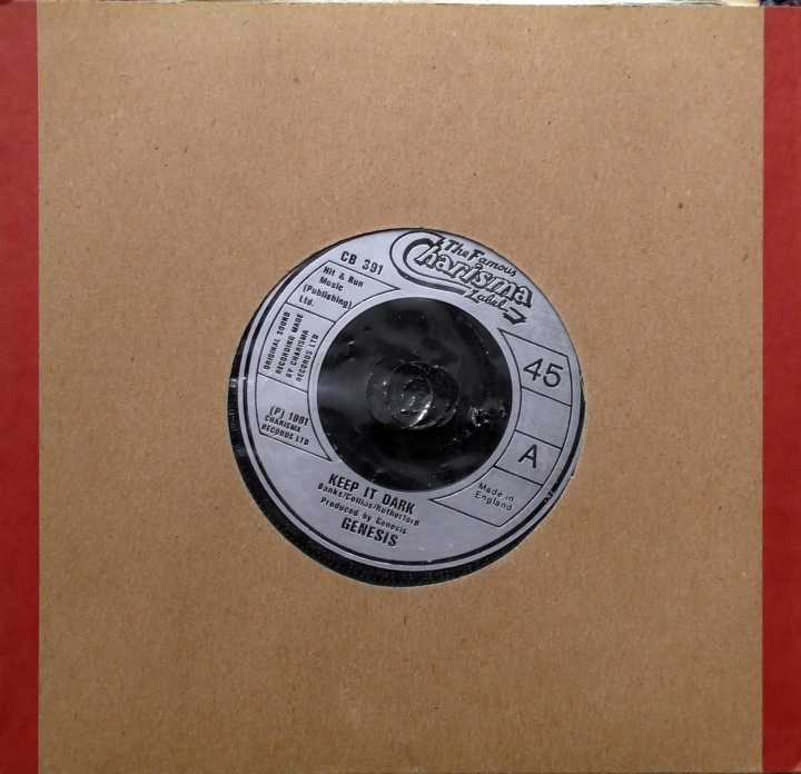 Genesis ‎– Keep It Dark, Charisma ‎– CB 391, Płyta Winylowa, Vinyl, 7", 45 RPM, Single