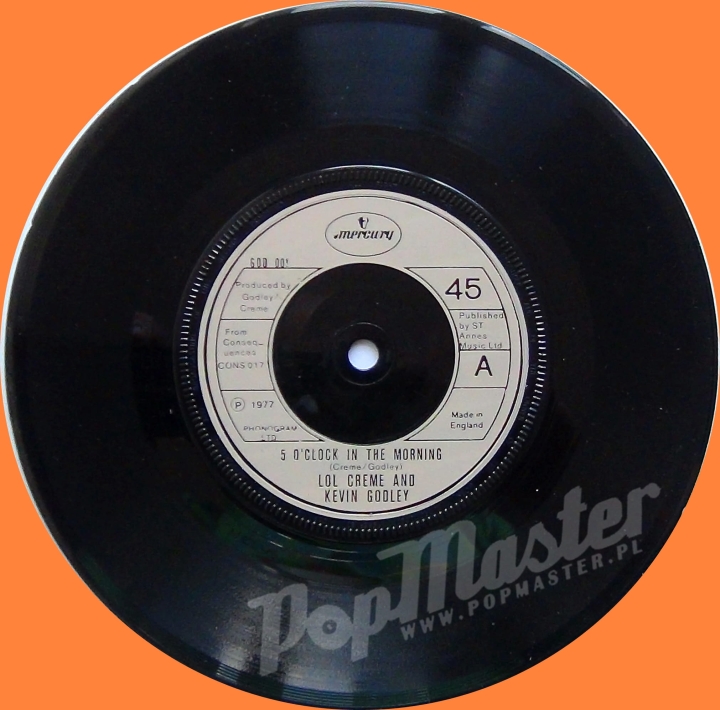 Lol Creme / Kevin Godley Consequences GOD 001