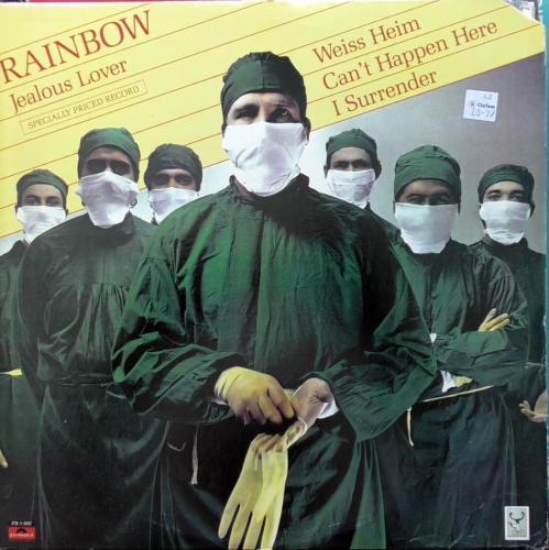 Rainbow ‎– Jealous Lover Polydor ‎– PX-1-502 Cut Out Cover