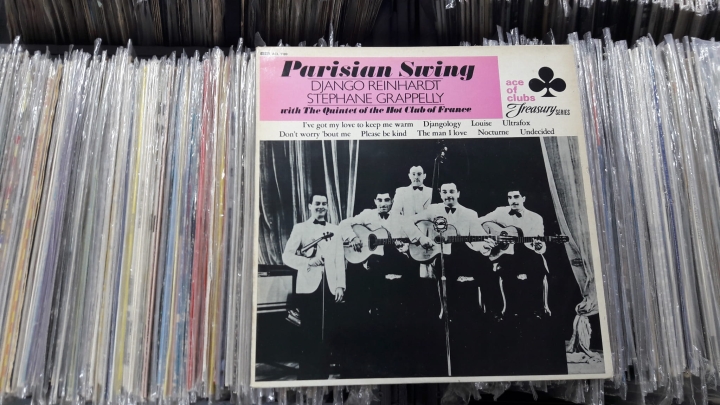 Django Reinhardt / Stephane Grappelly* With The Quintet Of The Hot Club Of France* ‎– Parisian Swing Ace Of Clubs ‎– ACL 1189 Mono