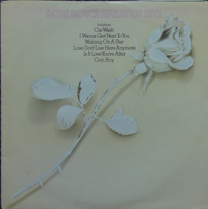 Rose Royce ‎– Greatest Hits Whitfield Records ‎– RRTV 1